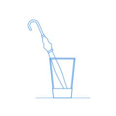 Furniture Umbrella Stand Craft Design Svg File, Free Vectors File